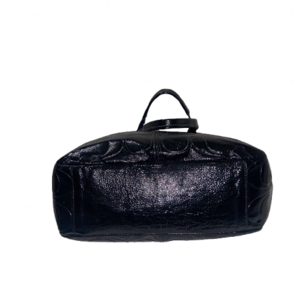 Coach Gallery Embossed Patent Leather Tote Shoulder Bag - Picture 4 of 6